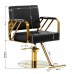 Hairdressing Chair GABBIANO GENUA GOLD black